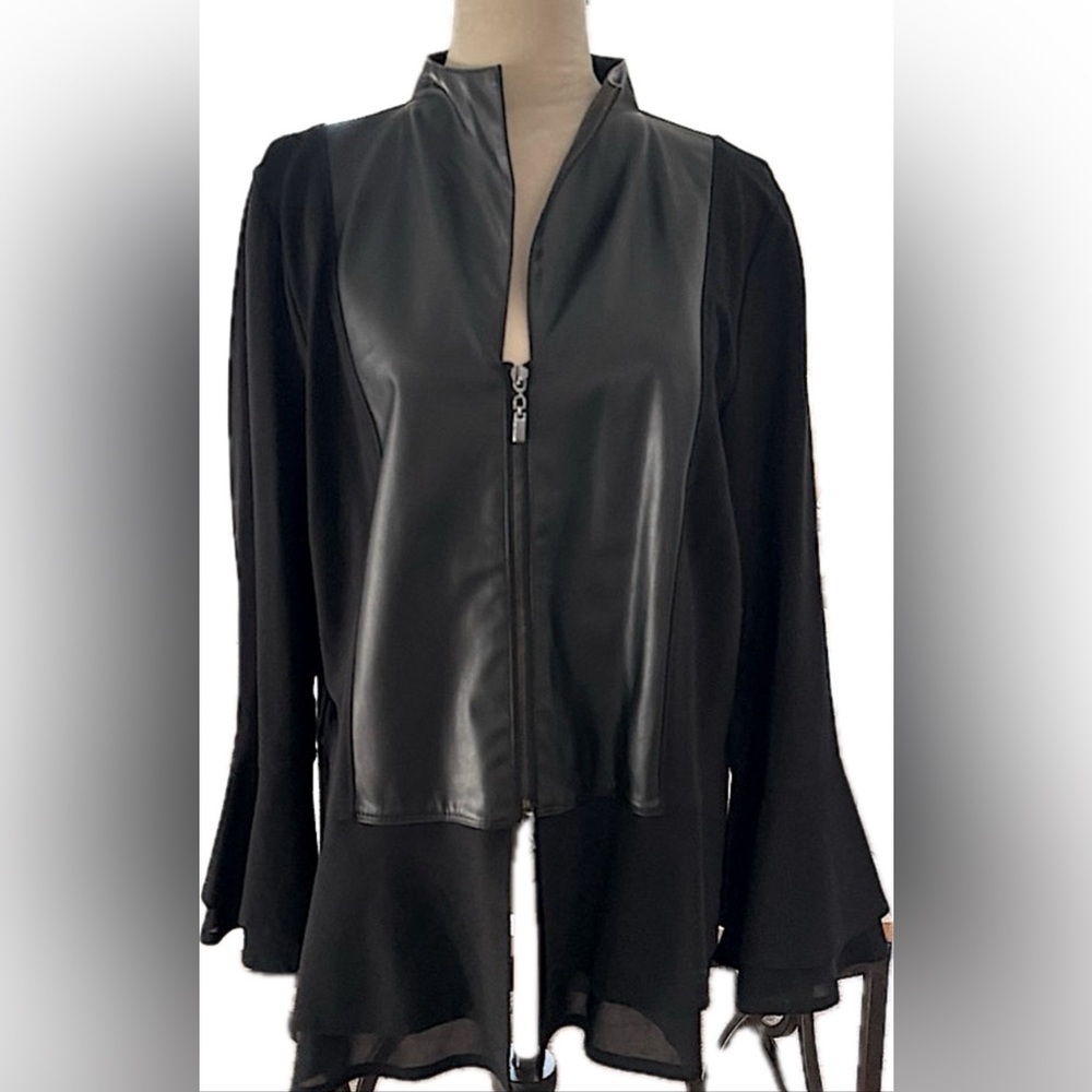 Taking  Shape Amorous Velvet Crush Black Plus Size Jacket Size Medium